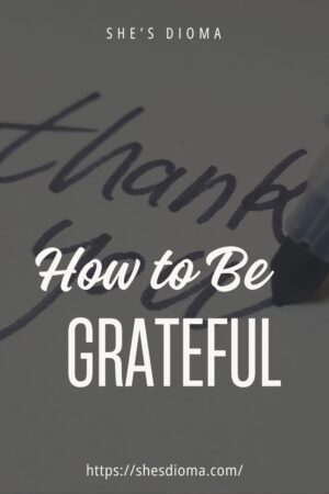 The benefit of being Grateful